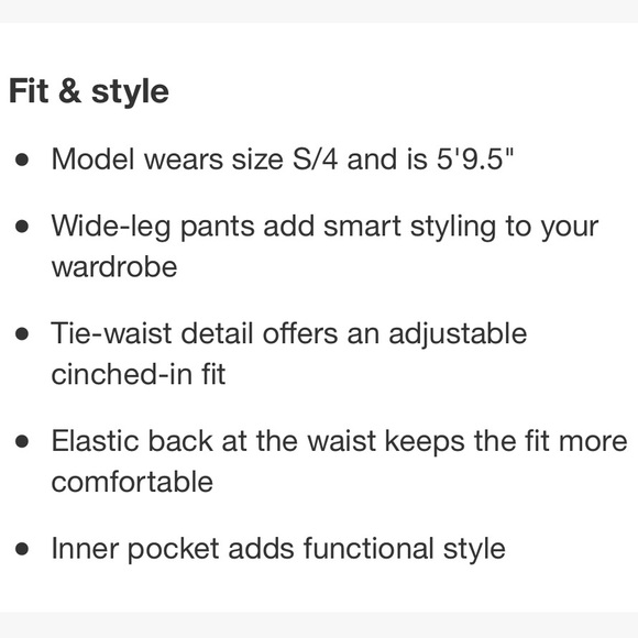 🔴SOLD🔴A New Day Tan Wide Leg Pull-On Pants - Picture 13 of 15
